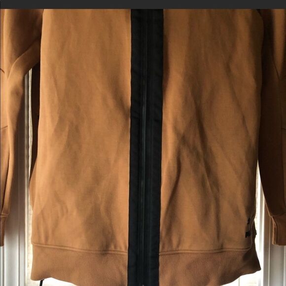 Puma EVO Hoodie with Leather Trim - Picture 3 of 4